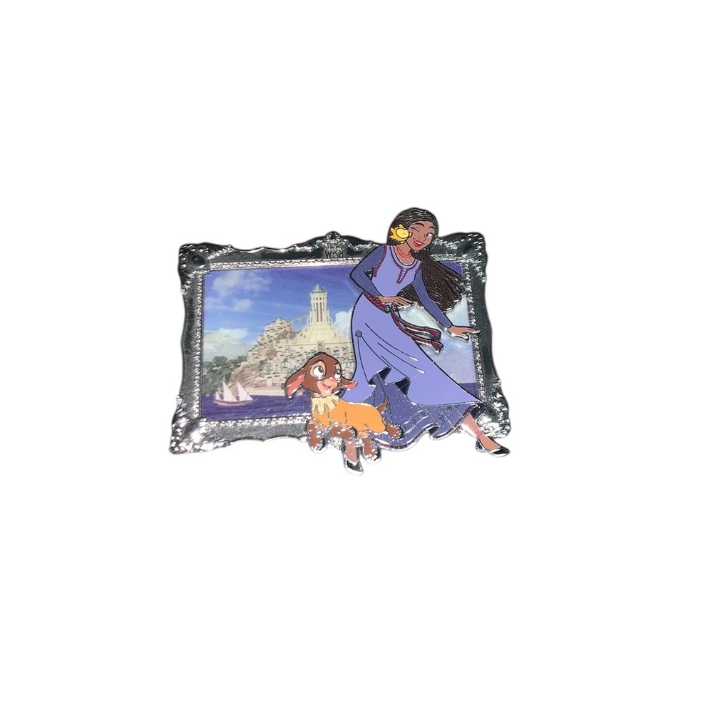 DISNEY WISH ASH AND VALENTINO JUMBO FRAME PIN - Picture 2 of 3
